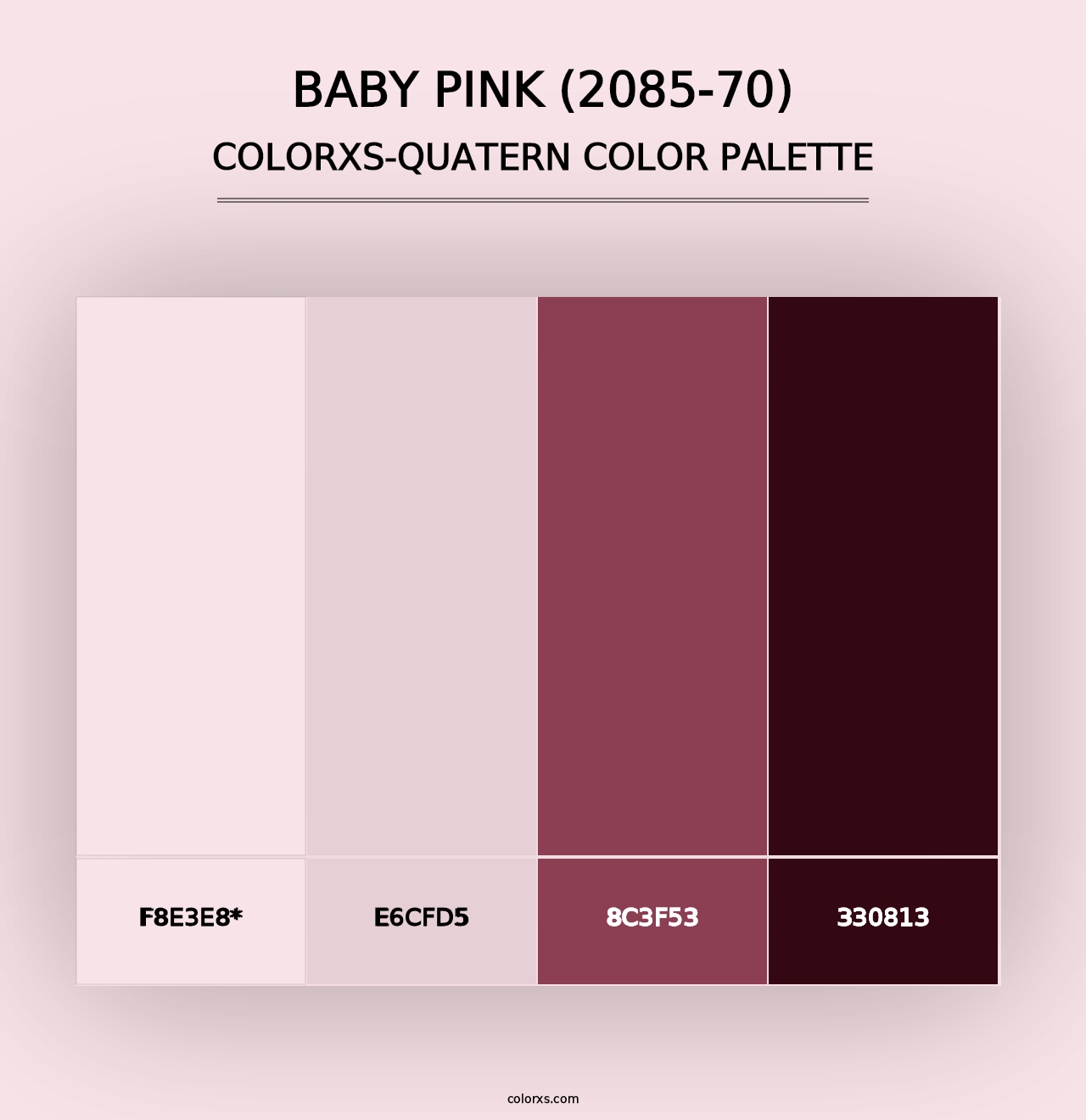 Baby Pink (2085-70) - Colorxs Quad Palette