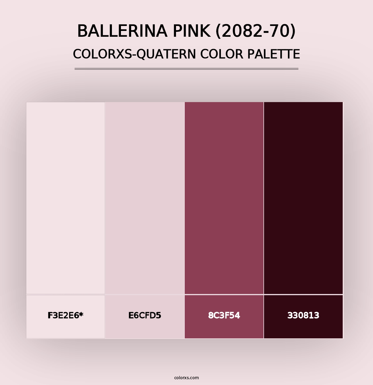 Ballerina Pink (2082-70) - Colorxs Quad Palette