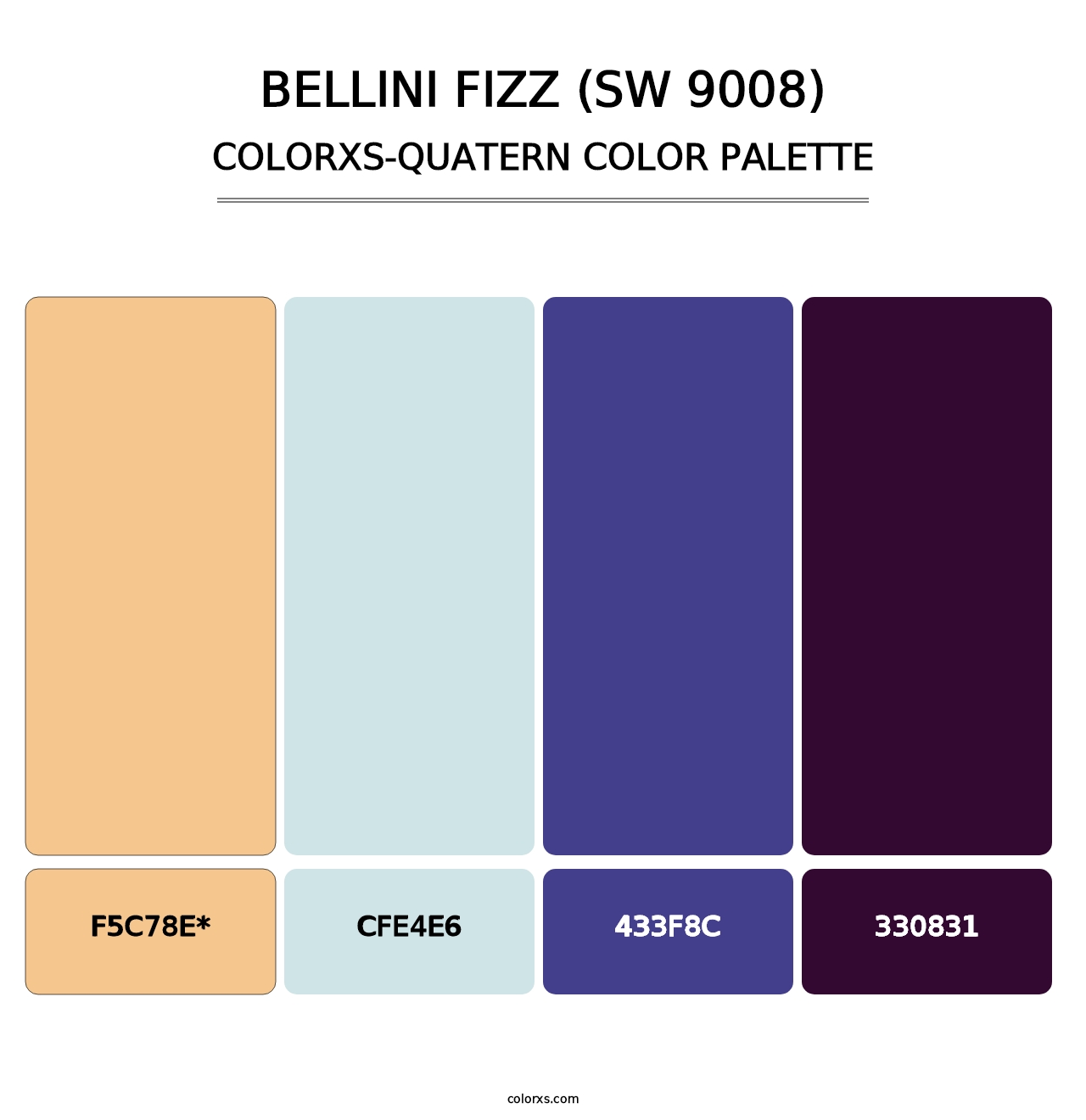 Bellini Fizz (SW 9008) - Colorxs Quad Palette