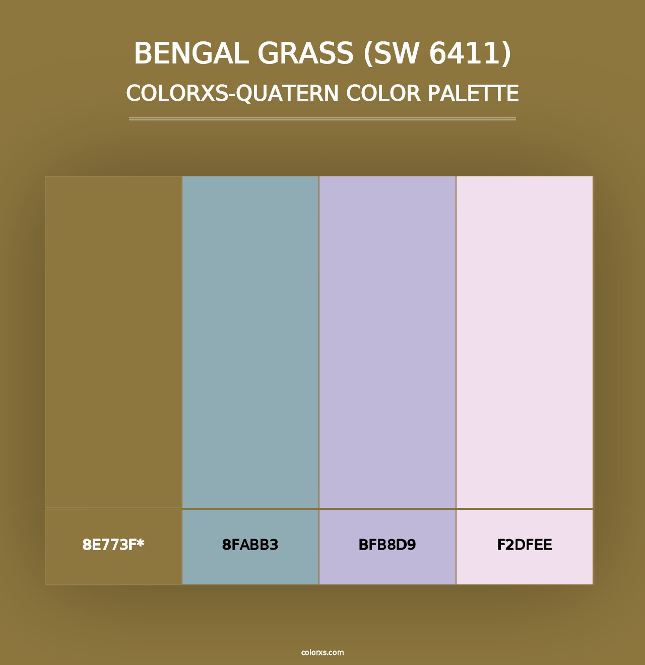 Bengal Grass (SW 6411) - Colorxs Quad Palette