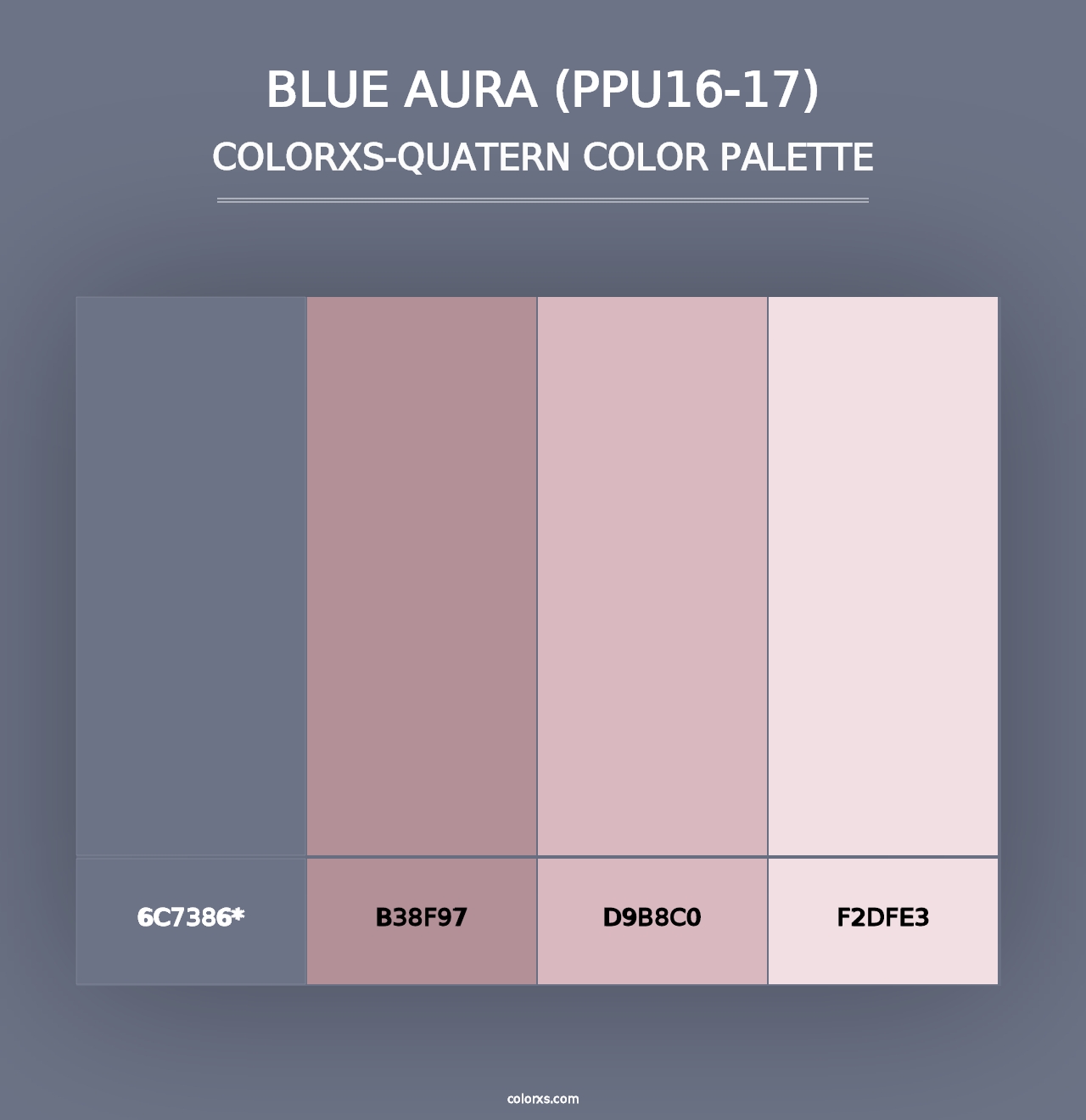 Blue Aura (PPU16-17) - Colorxs Quad Palette