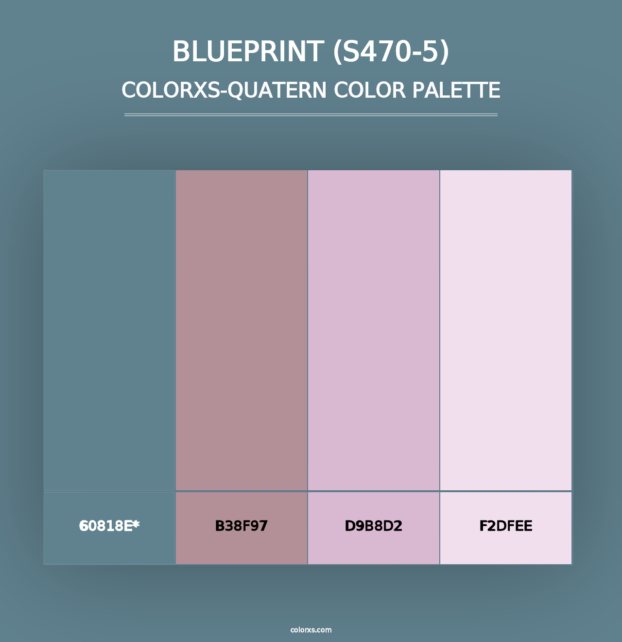 Blueprint (S470-5) - Colorxs Quad Palette