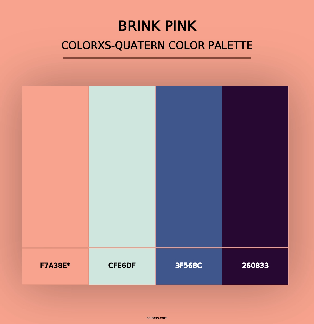 Brink Pink - Colorxs Quad Palette