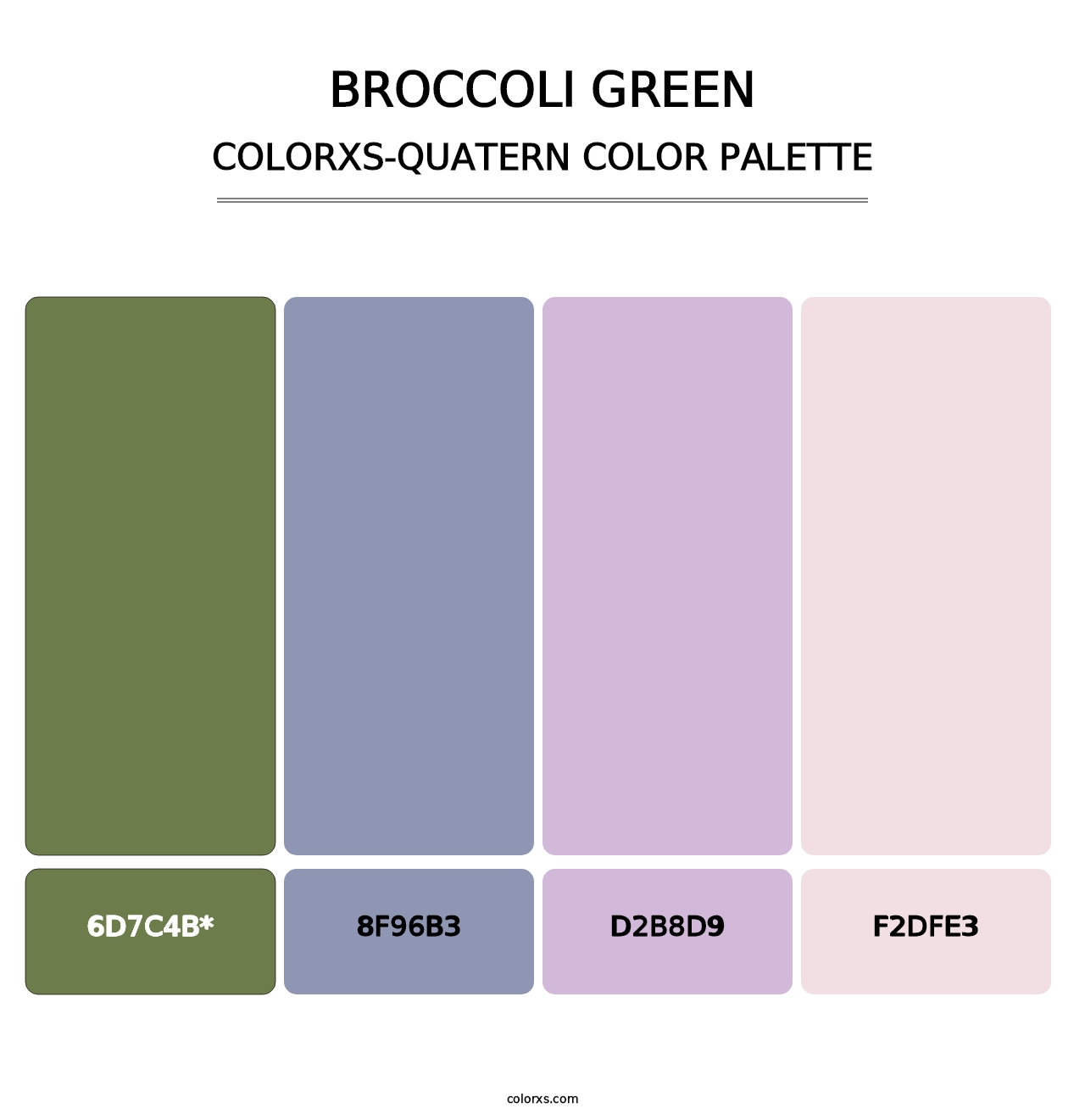 Broccoli Green - Colorxs Quad Palette