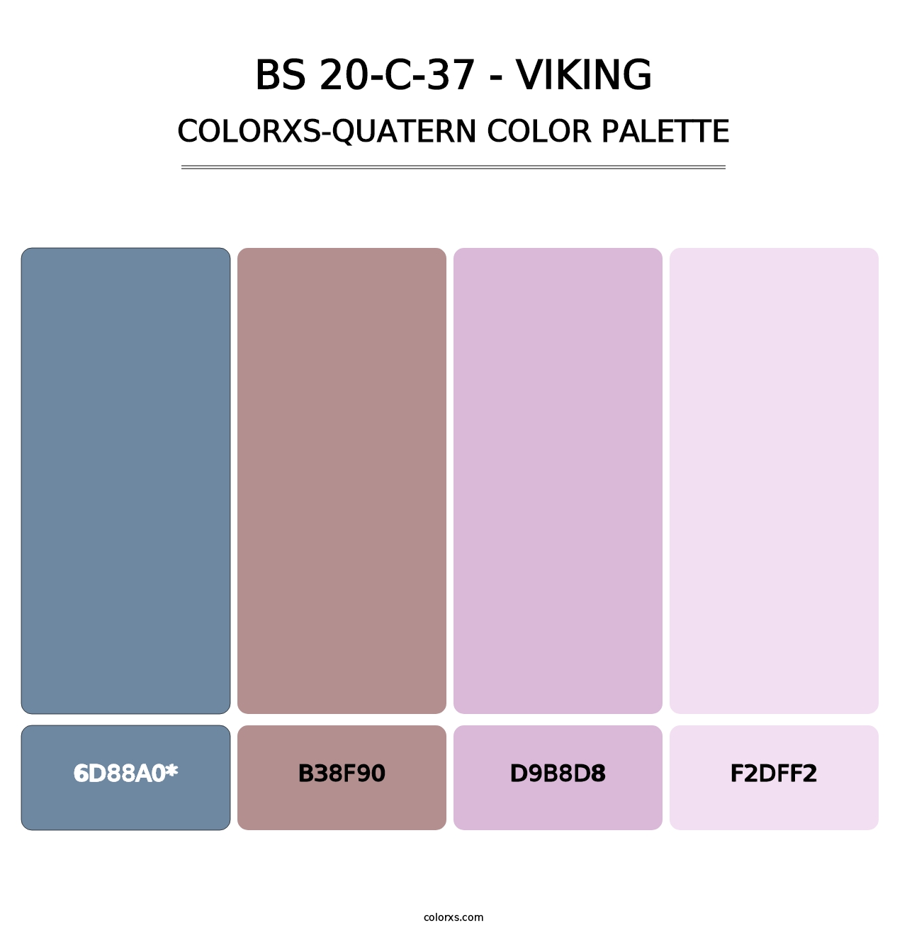 BS 20-C-37 - Viking - Colorxs Quad Palette