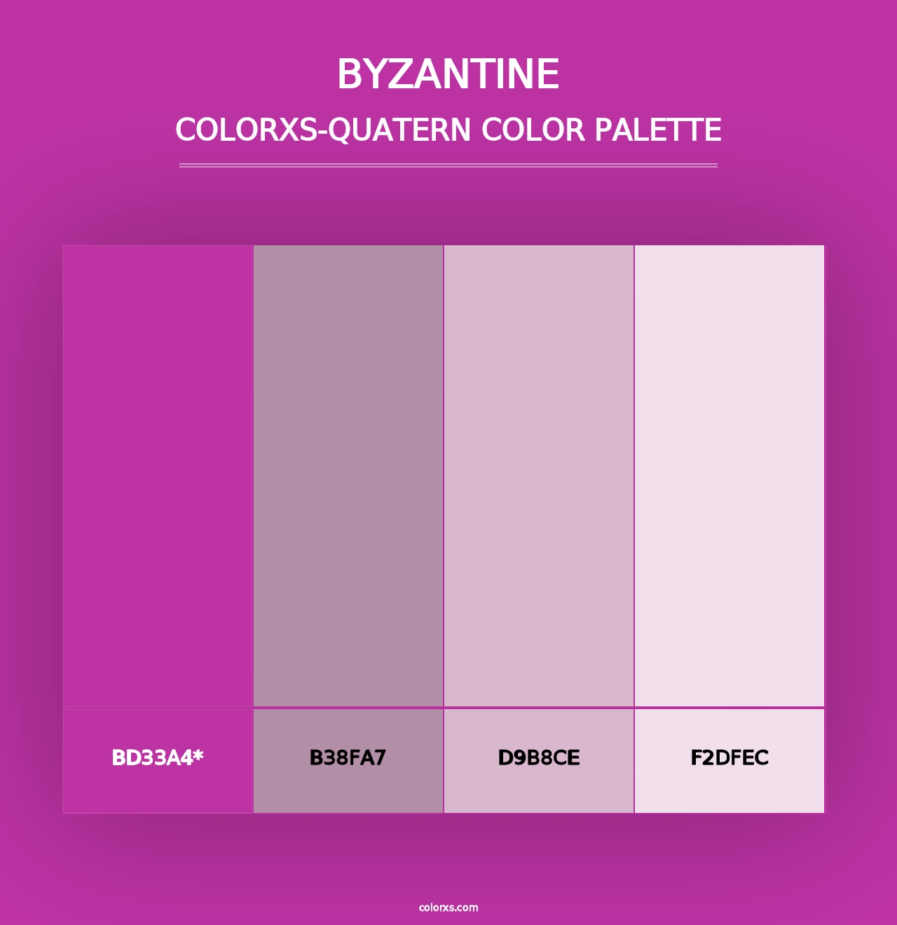 Byzantine - Colorxs Quad Palette