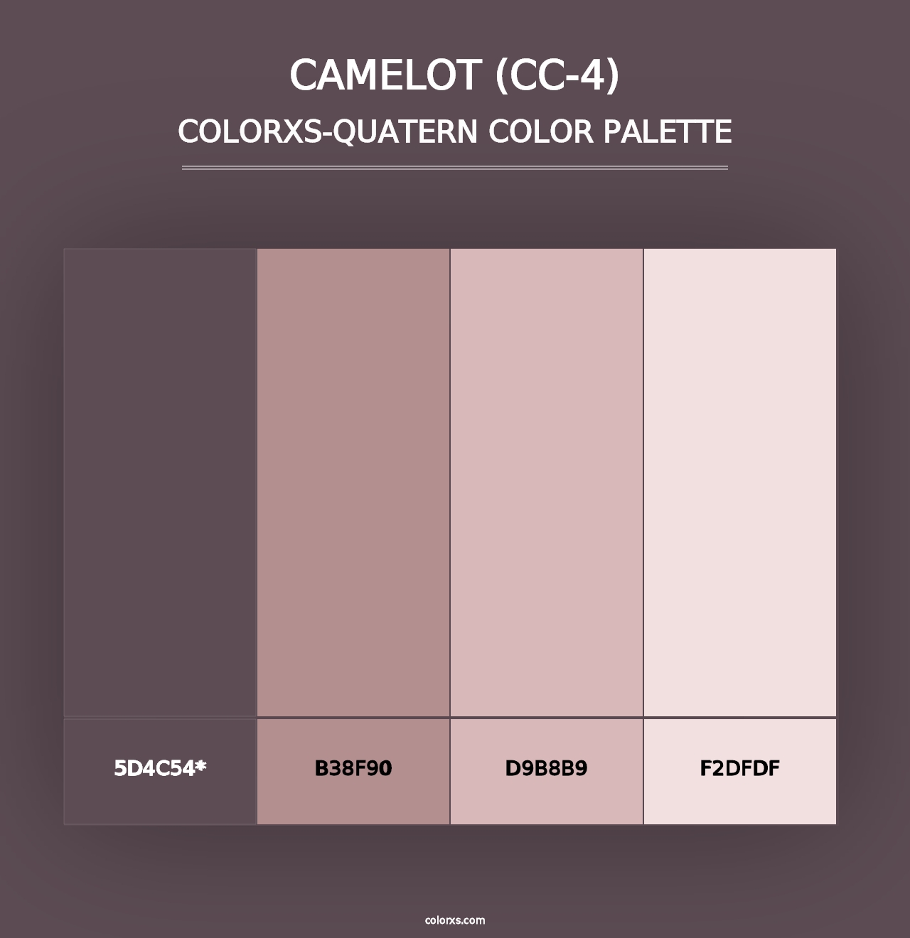 Camelot (CC-4) - Colorxs Quad Palette