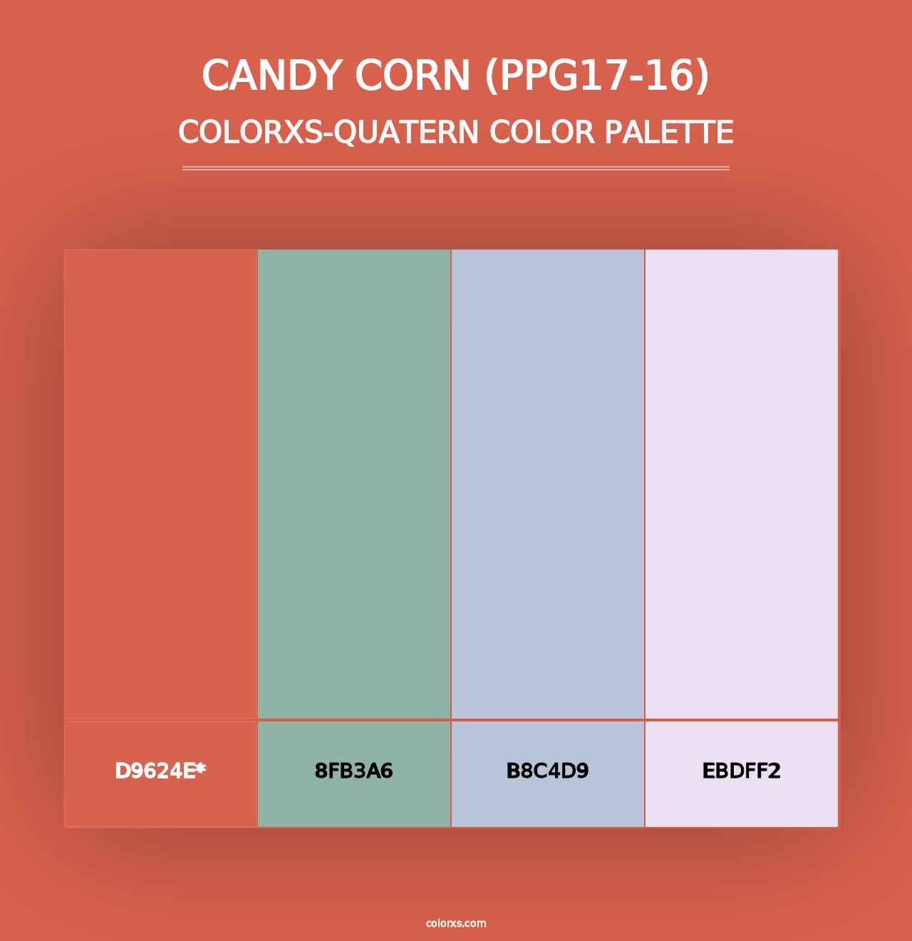 Candy Corn (PPG17-16) - Colorxs Quad Palette