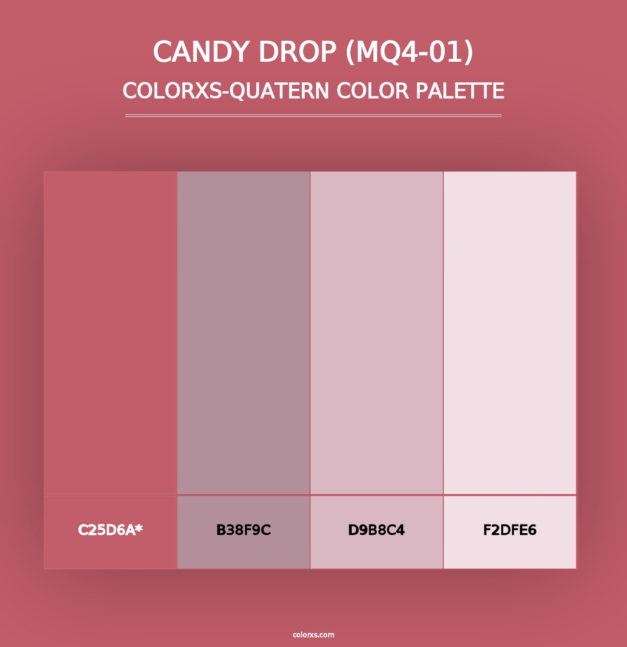 Candy Drop (MQ4-01) - Colorxs Quad Palette