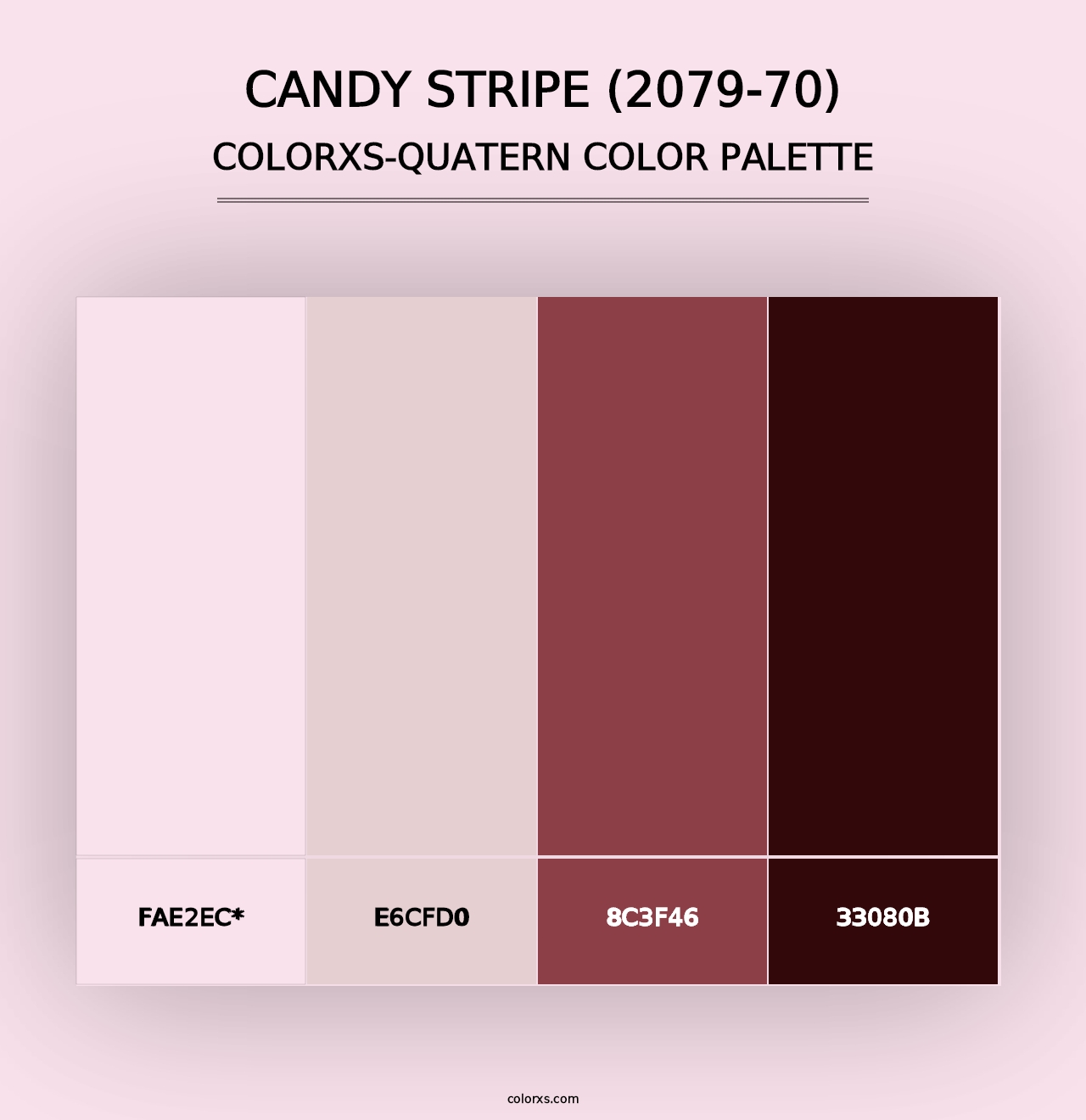 Candy Stripe (2079-70) - Colorxs Quad Palette