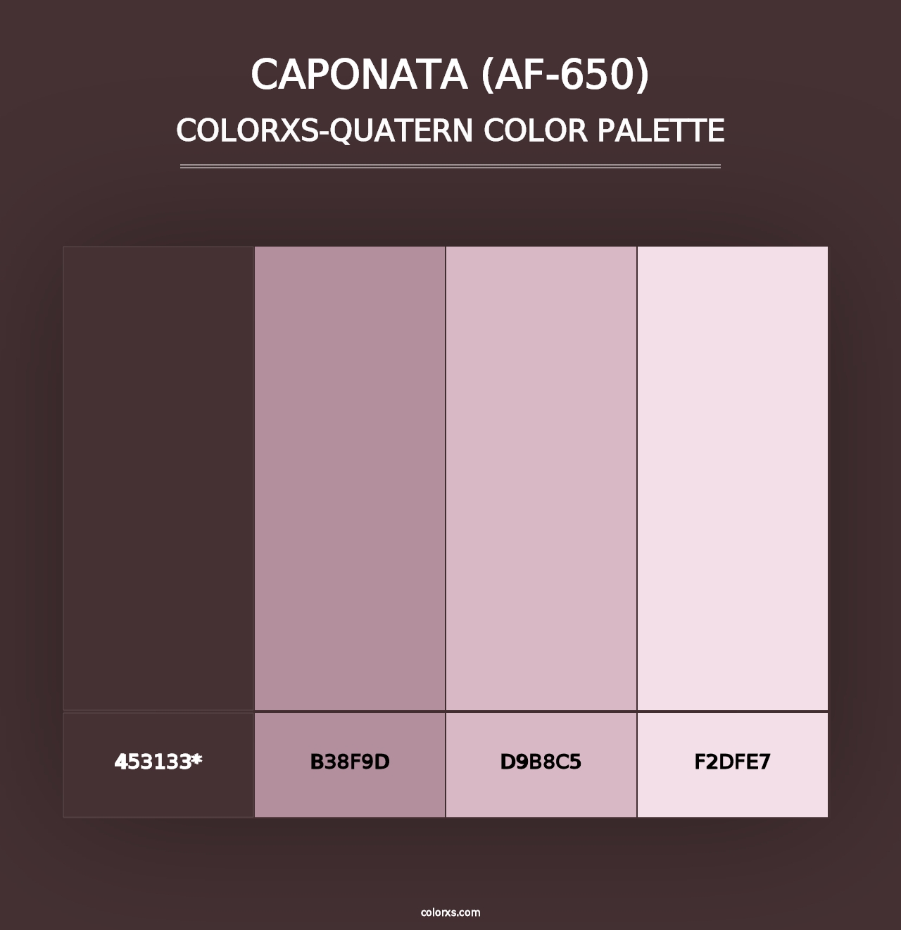 Caponata (AF-650) - Colorxs Quad Palette