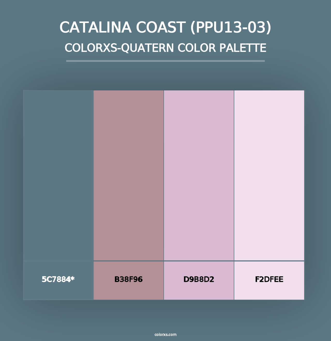 Catalina Coast (PPU13-03) - Colorxs Quad Palette