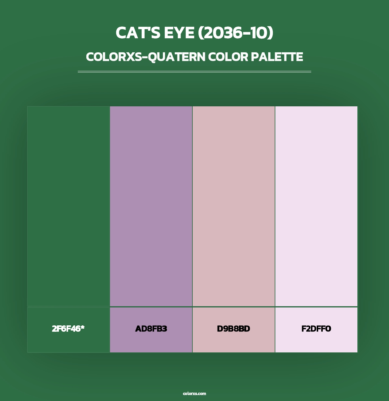 Cat's Eye (2036-10) - Colorxs Quad Palette