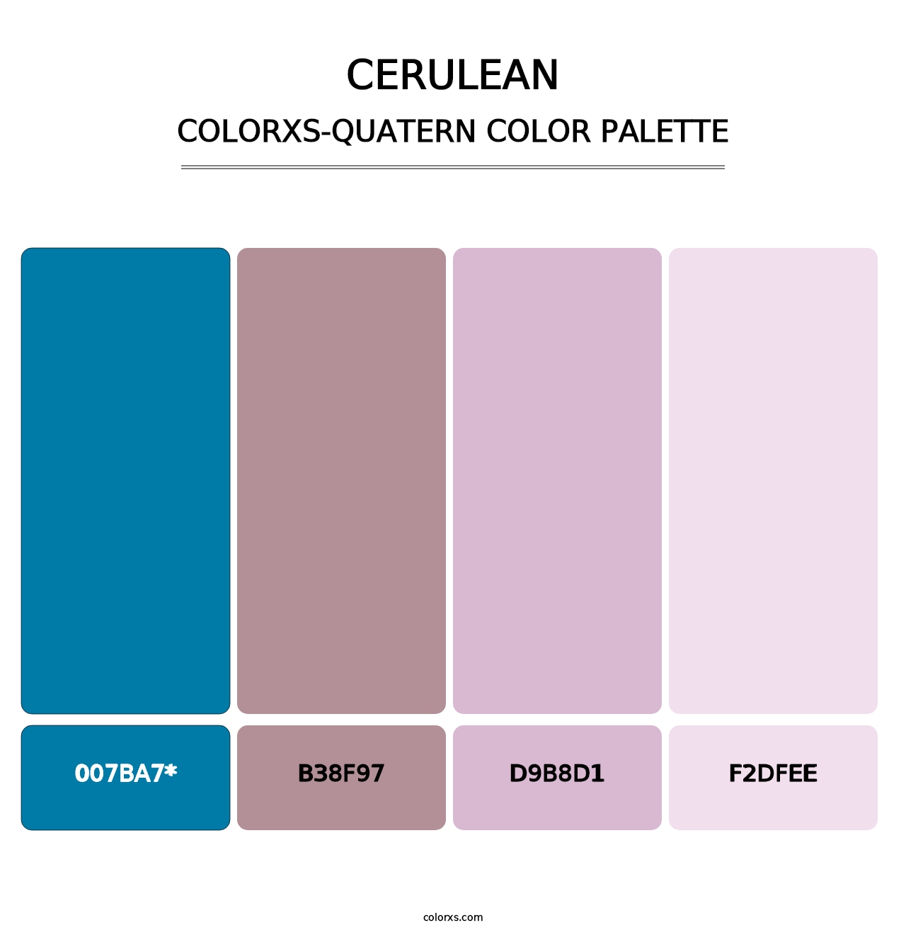 Cerulean - Colorxs Quad Palette