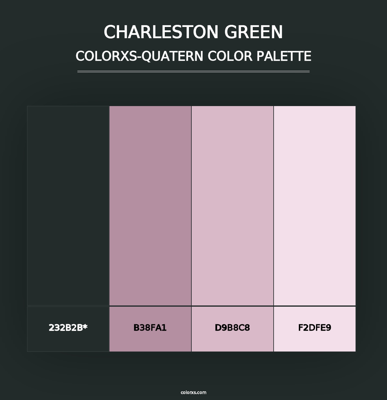 Charleston Green - Colorxs Quad Palette