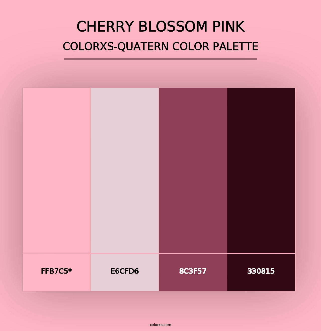 Cherry Blossom Pink - Colorxs Quad Palette