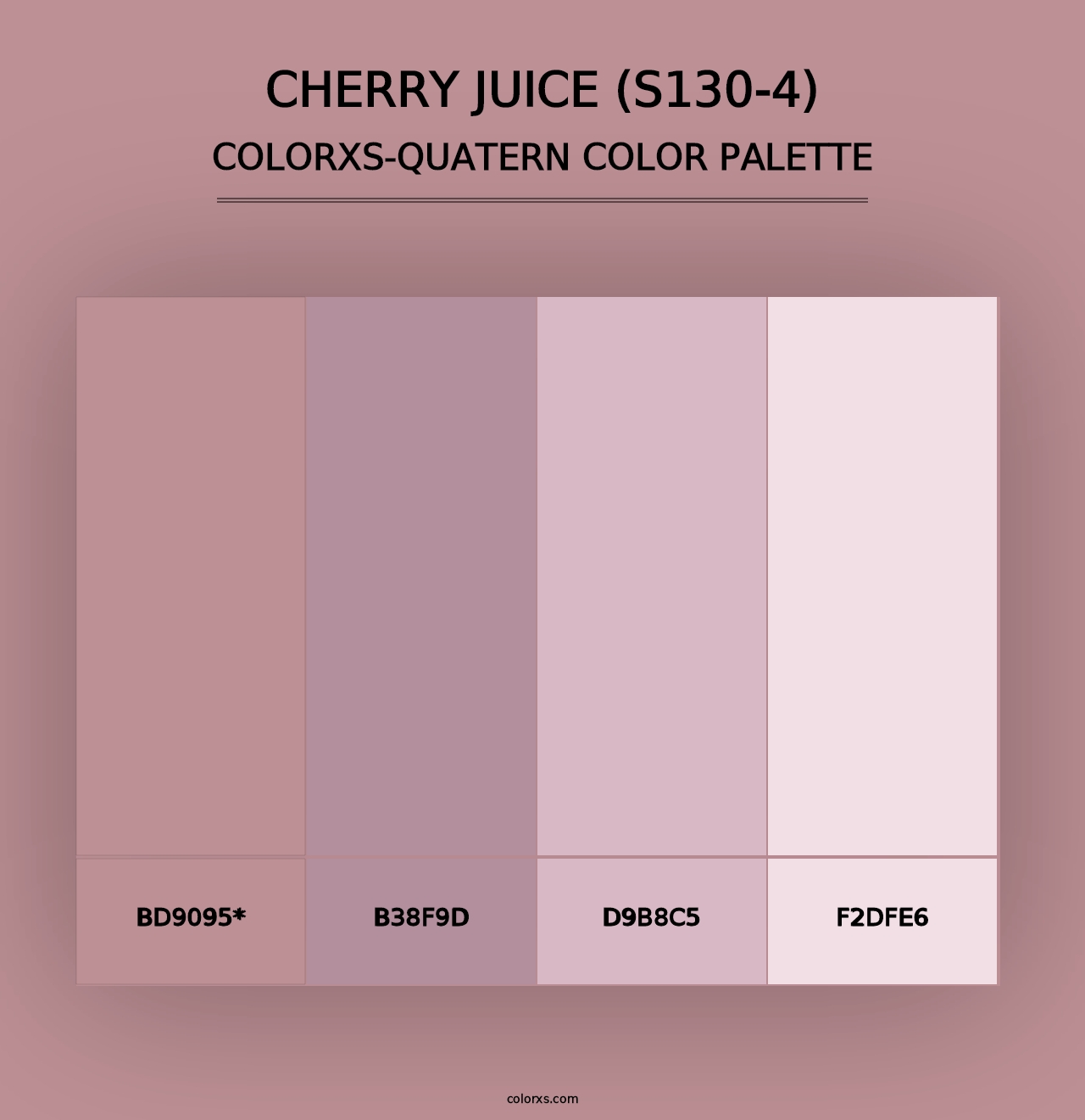 Cherry Juice (S130-4) - Colorxs Quad Palette