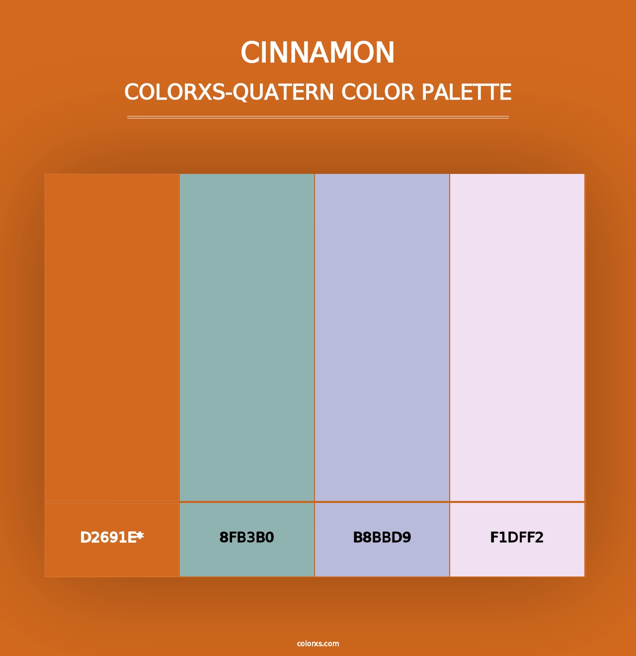 Cinnamon - Colorxs Quad Palette