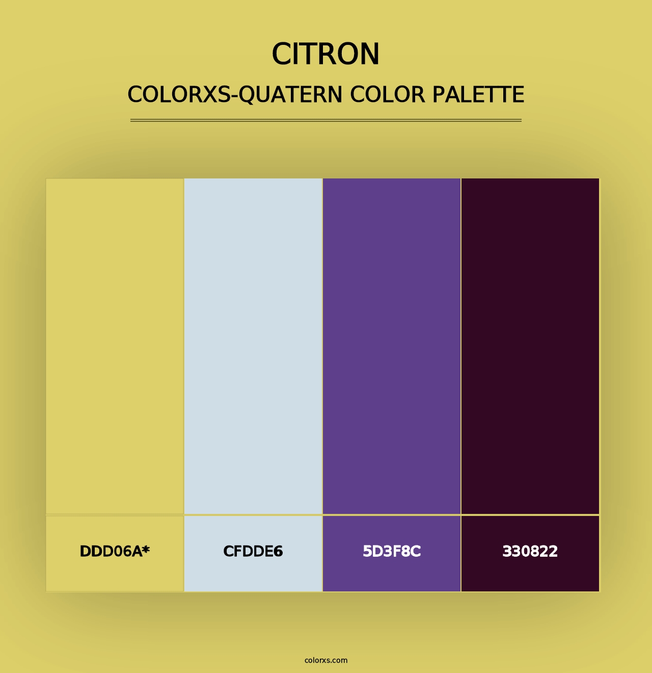 Citron - Colorxs Quad Palette