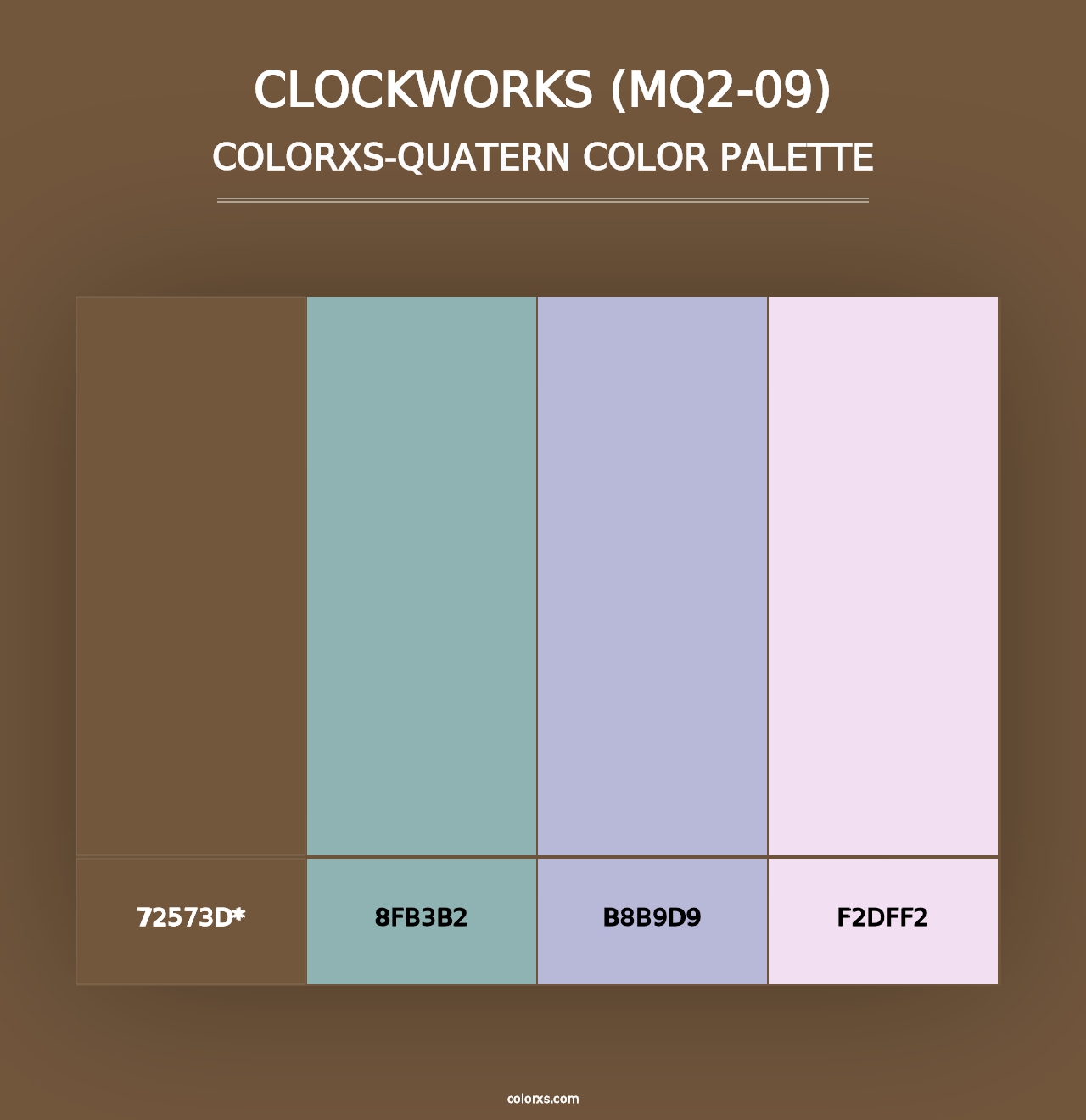 Clockworks (MQ2-09) - Colorxs Quad Palette