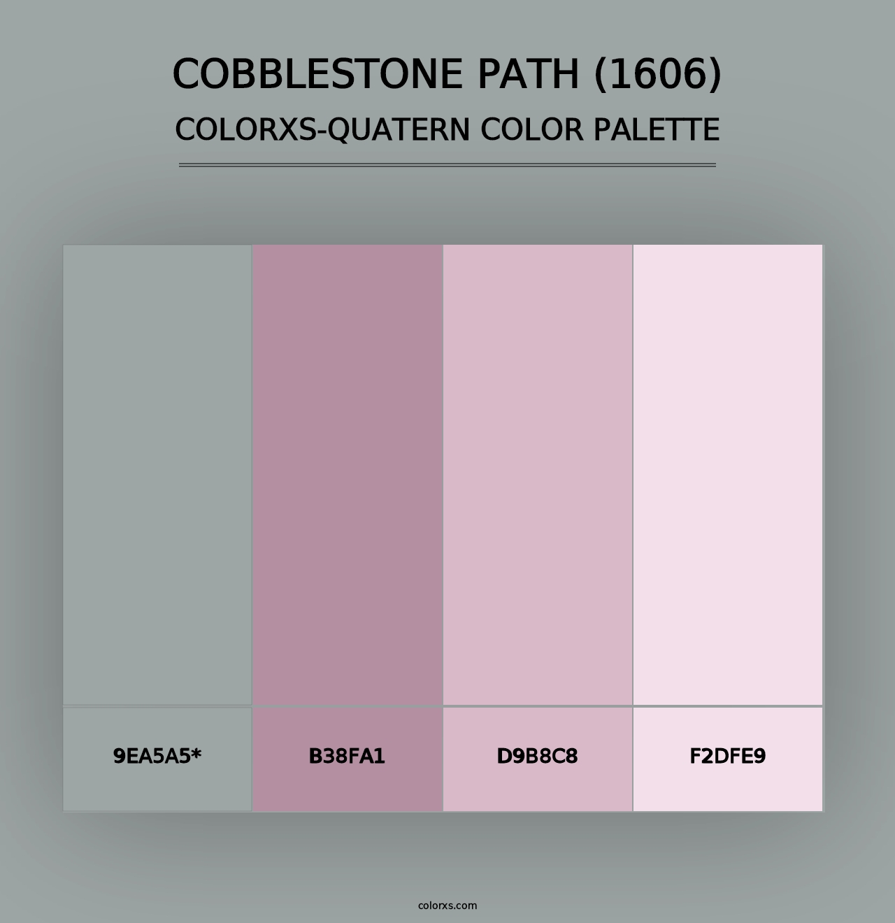 Cobblestone Path (1606) - Colorxs Quad Palette