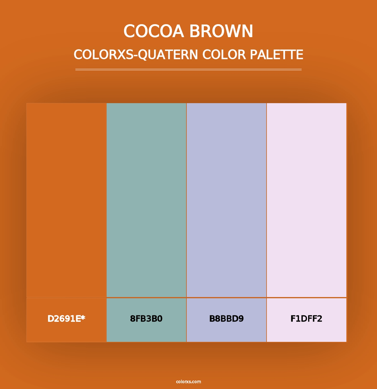 Cocoa Brown - Colorxs Quad Palette