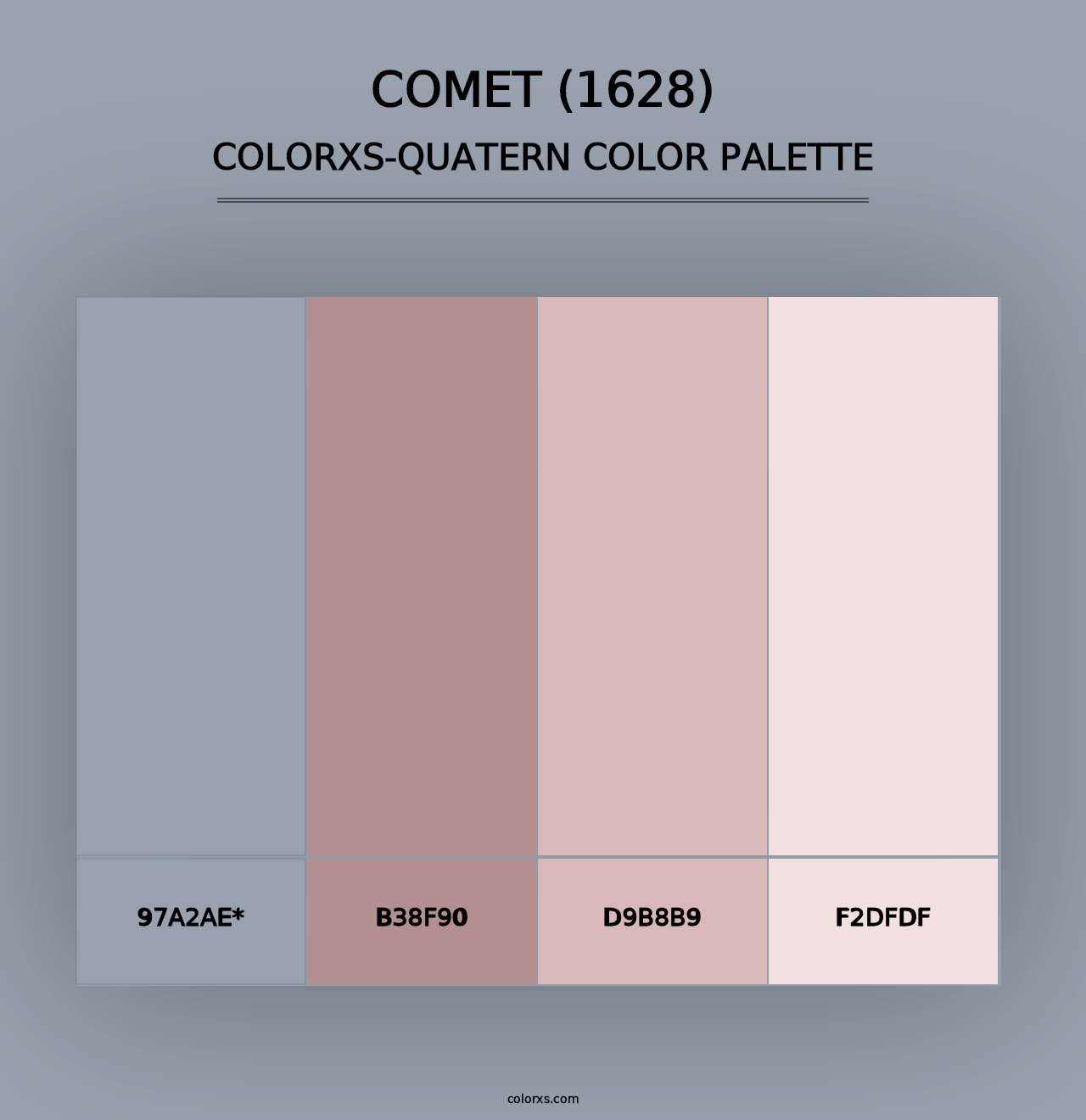 Comet (1628) - Colorxs Quad Palette