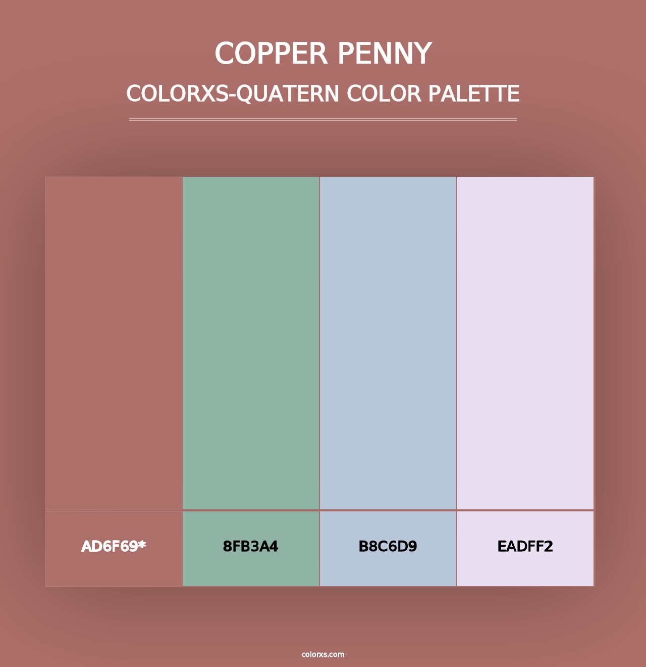 Copper Penny - Colorxs Quad Palette