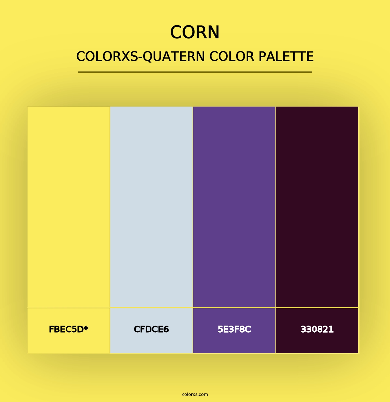 Corn - Colorxs Quad Palette