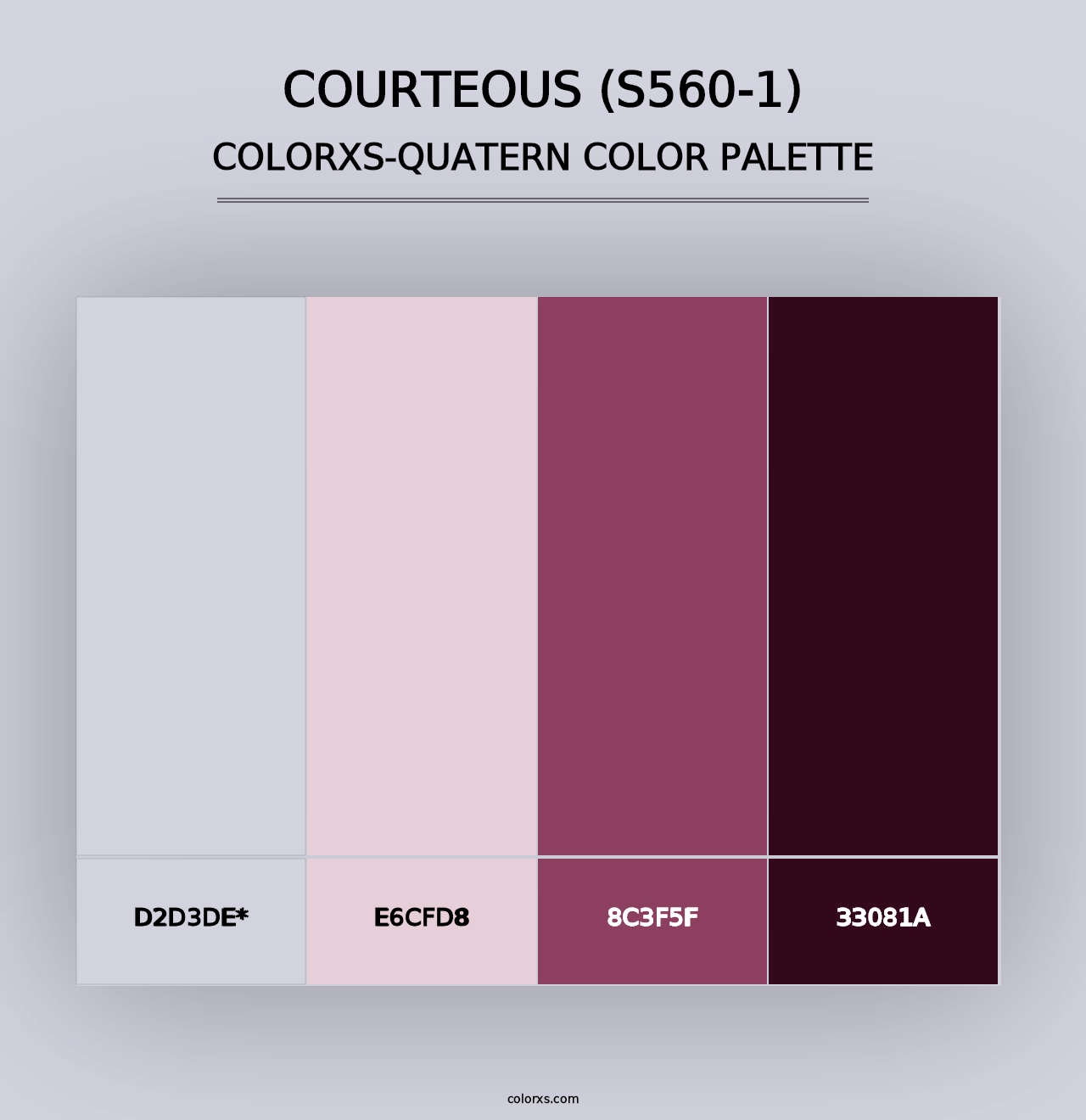 Courteous (S560-1) - Colorxs Quad Palette