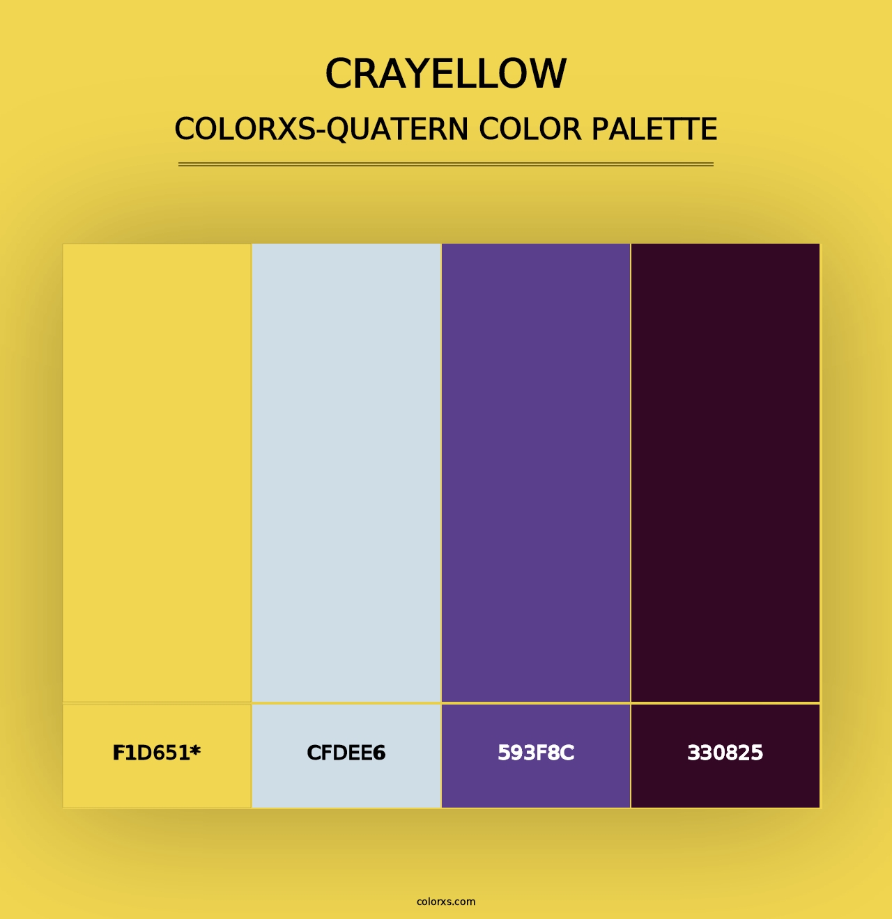 Crayellow - Colorxs Quad Palette