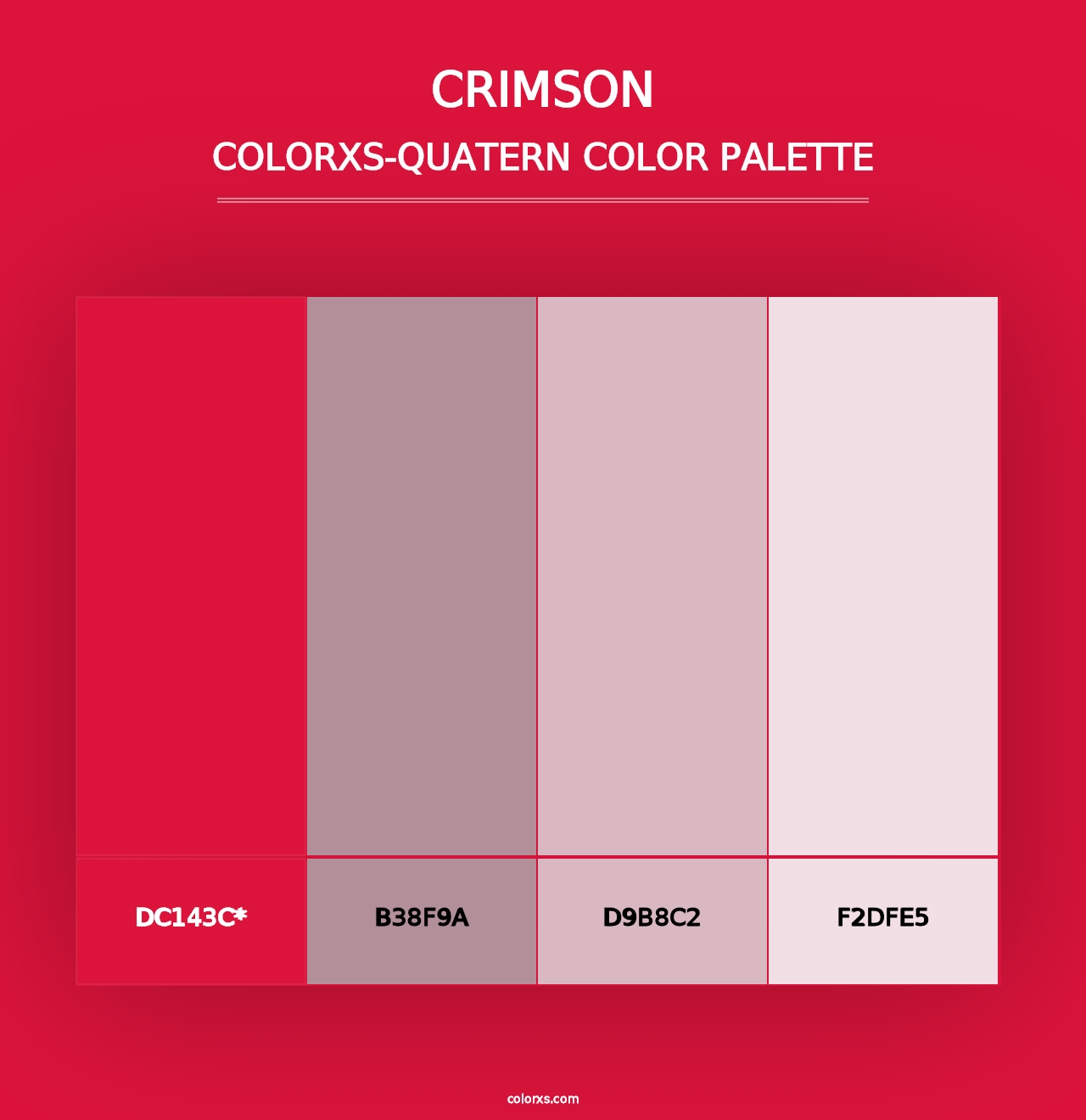 Crimson - Colorxs Quad Palette