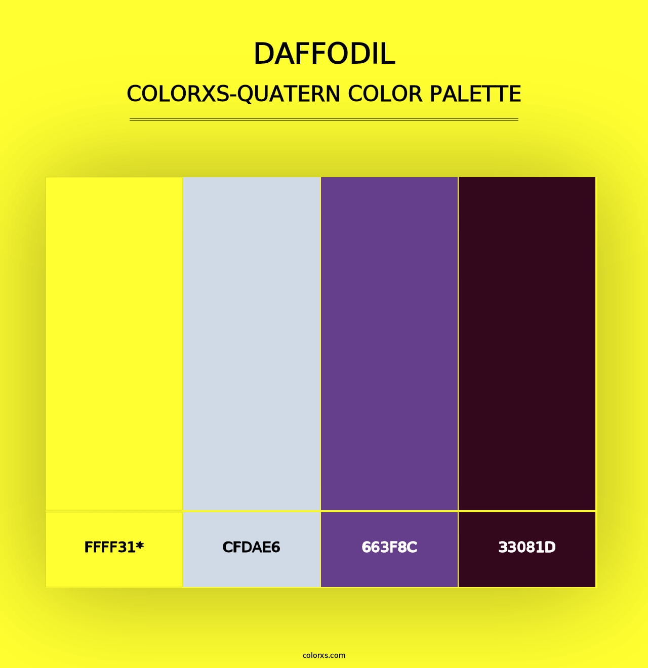 Daffodil - Colorxs Quad Palette