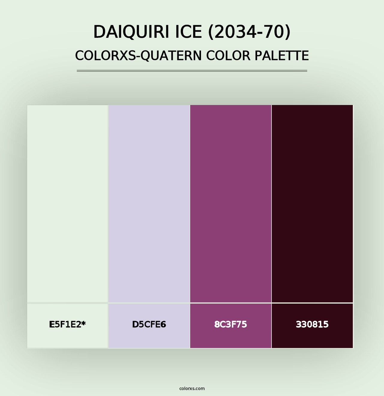 Daiquiri Ice (2034-70) - Colorxs Quad Palette