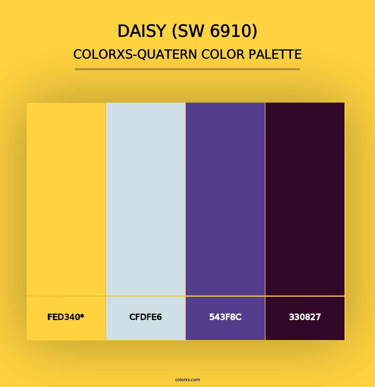 Daisy (SW 6910) - Colorxs Quad Palette