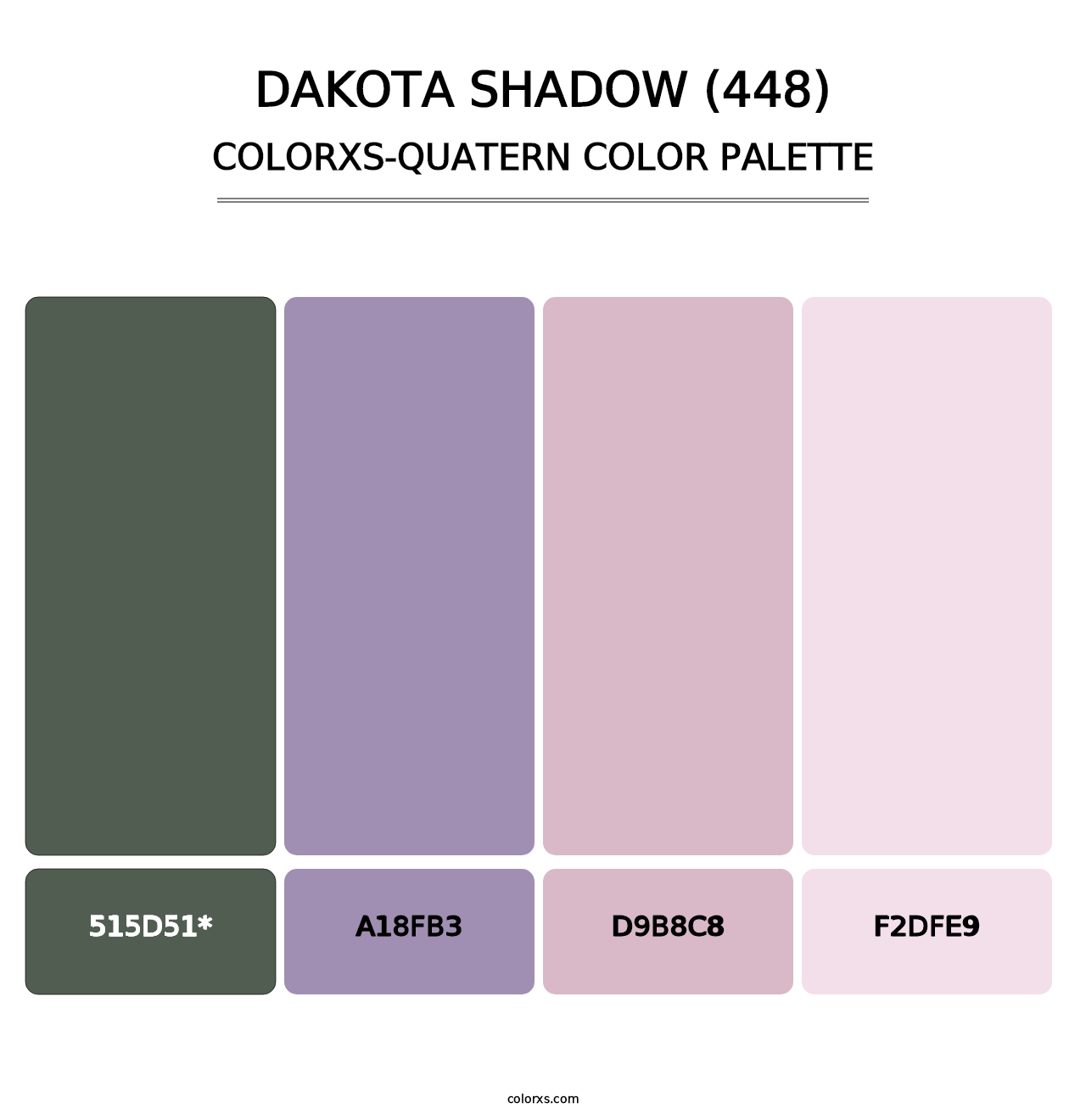 Dakota Shadow (448) - Colorxs Quad Palette