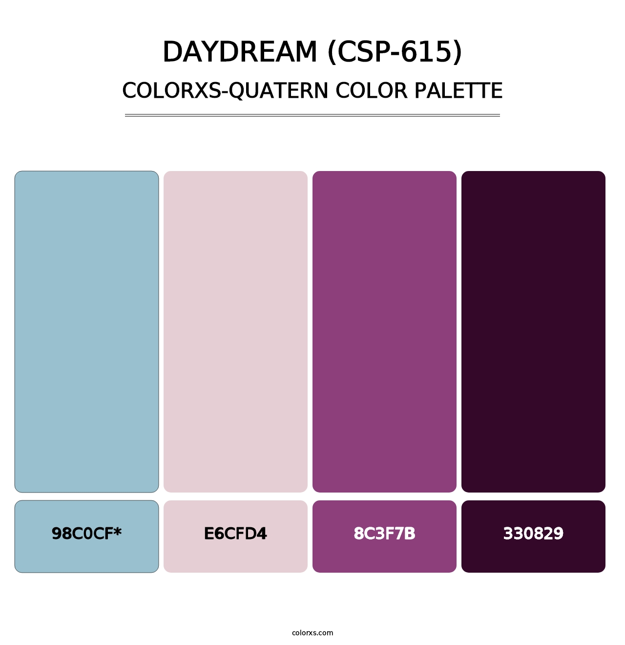 Daydream (CSP-615) - Colorxs Quad Palette