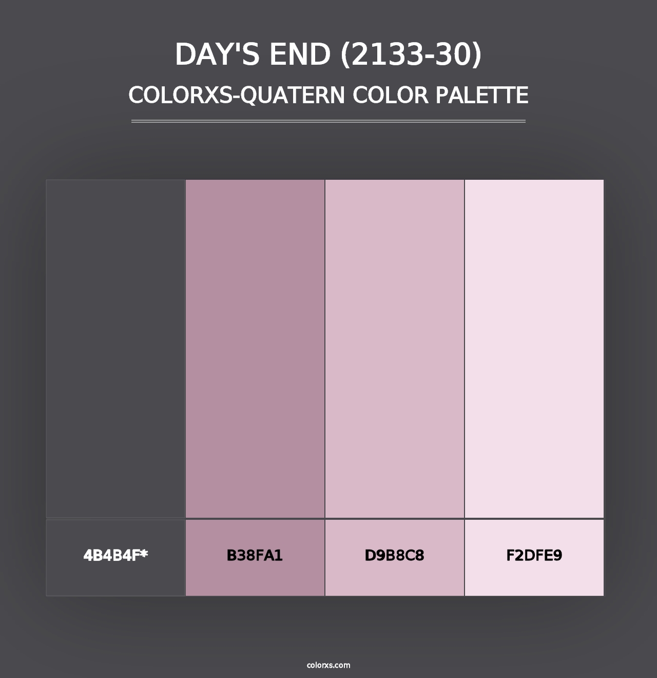 Day's End (2133-30) - Colorxs Quad Palette