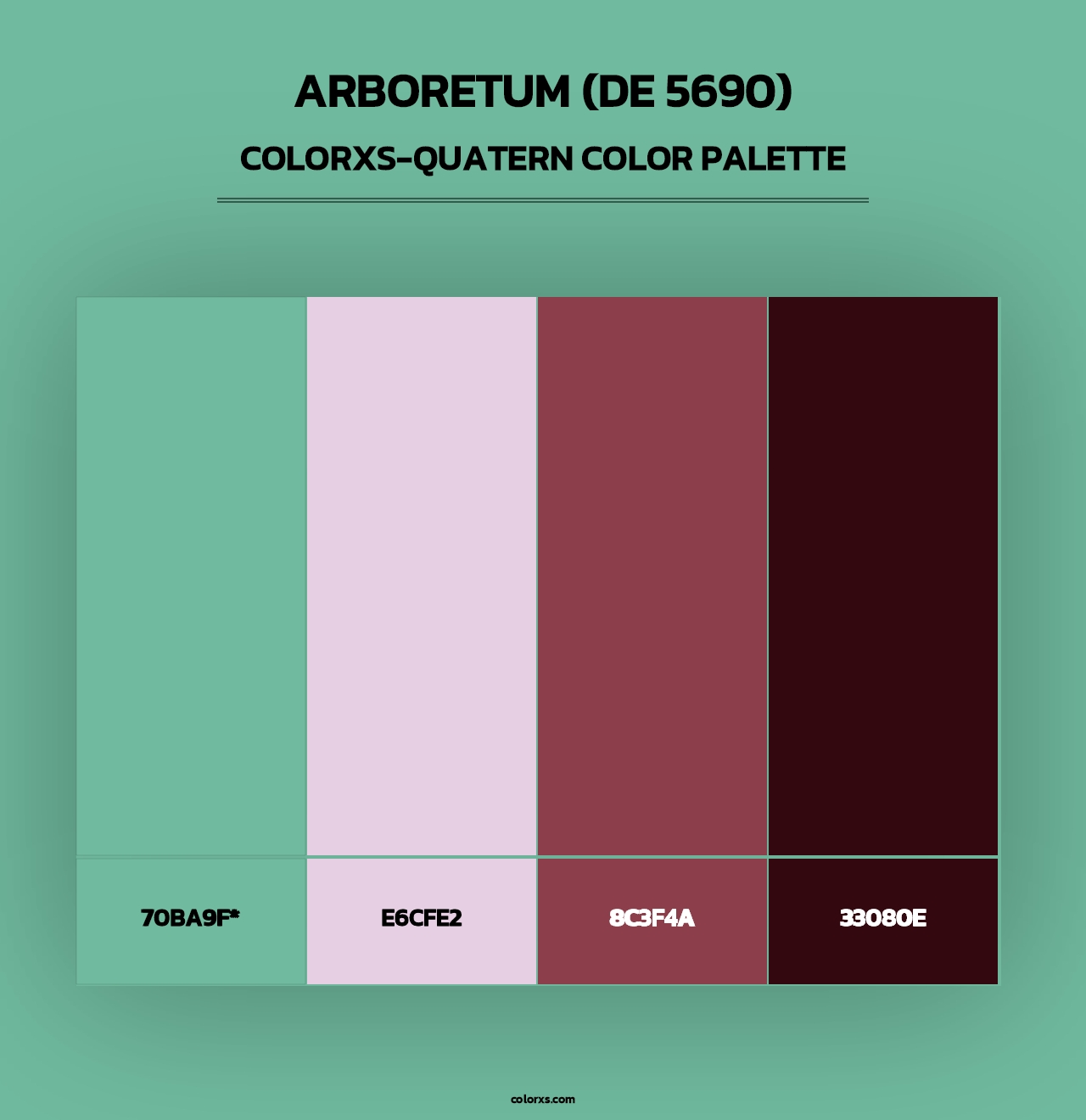 Arboretum (DE 5690) - Colorxs Quad Palette