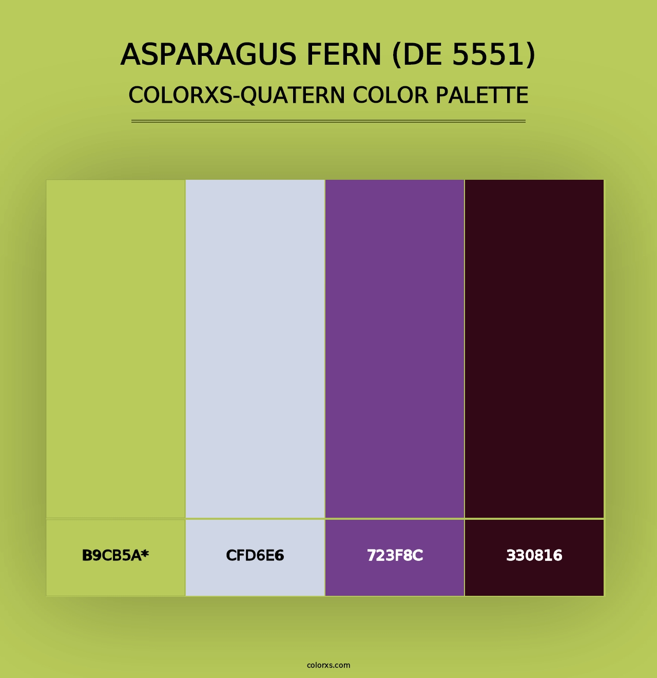 Asparagus Fern (DE 5551) - Colorxs Quad Palette