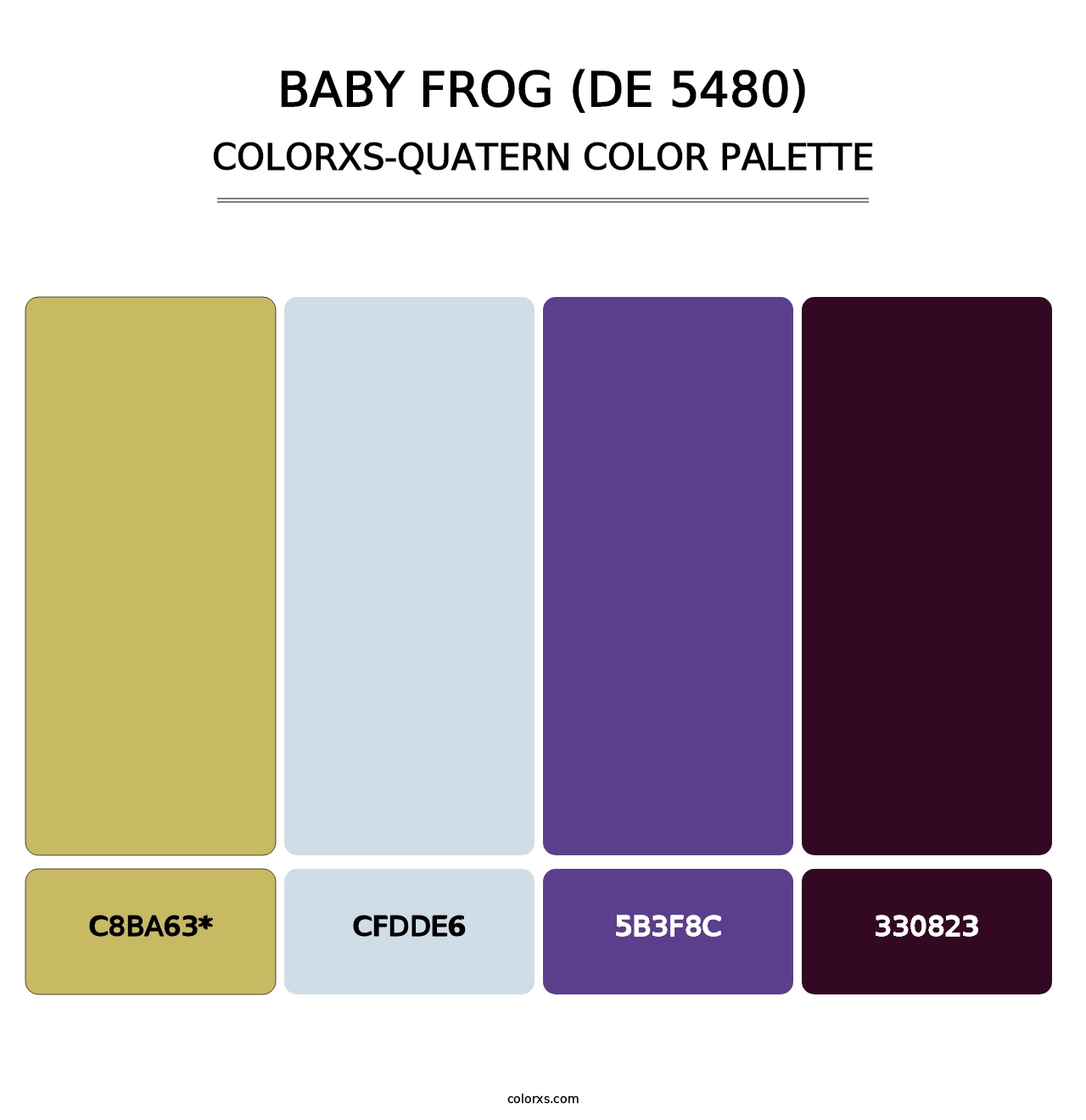 Baby Frog (DE 5480) - Colorxs Quad Palette