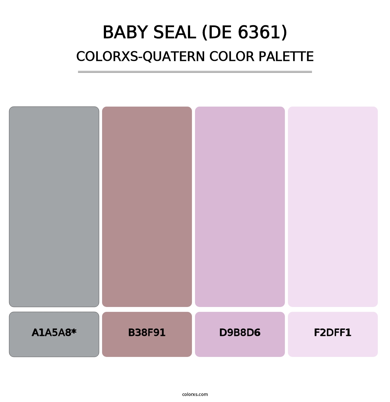 Baby Seal (DE 6361) - Colorxs Quad Palette