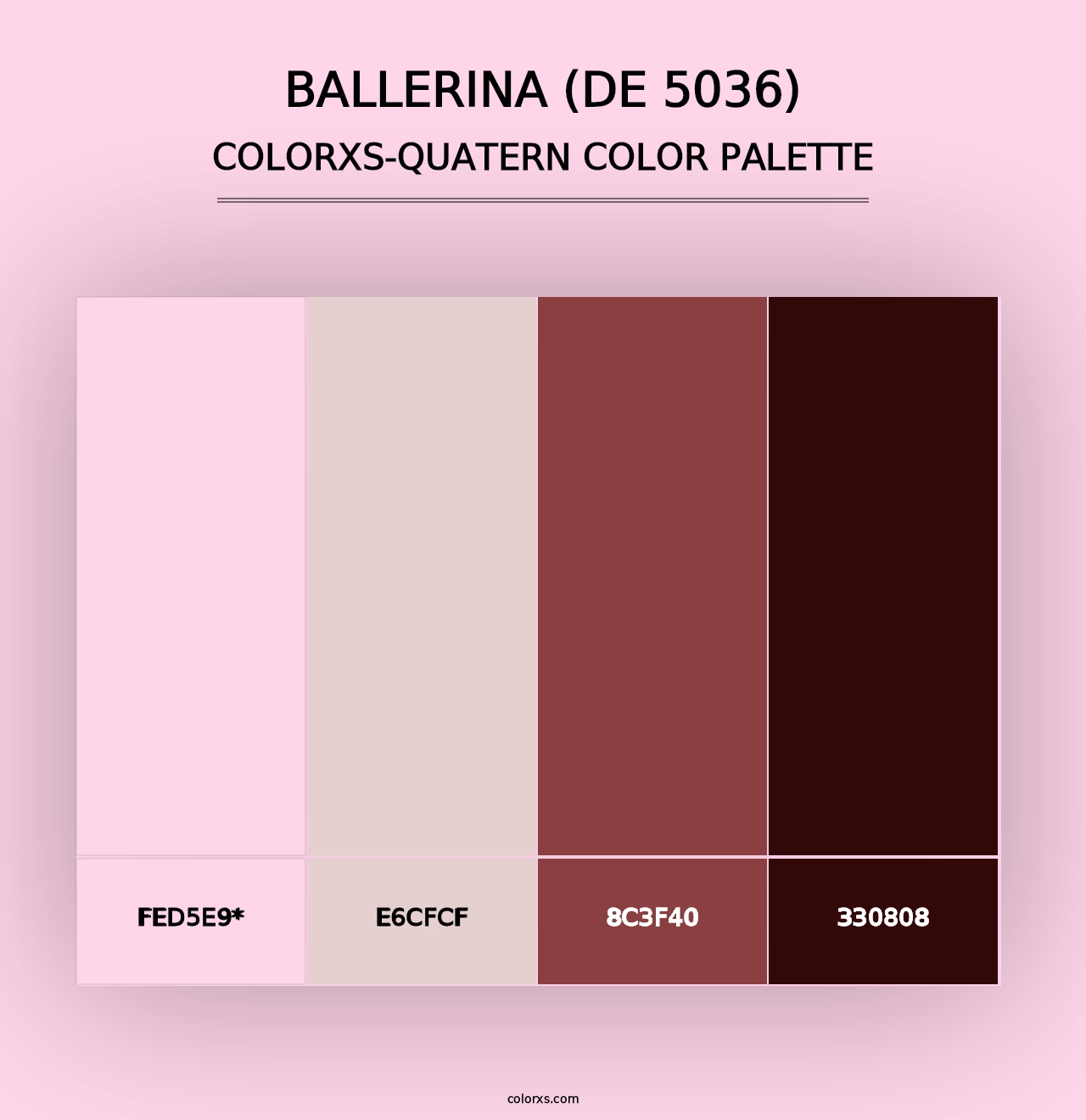 Ballerina (DE 5036) - Colorxs Quad Palette