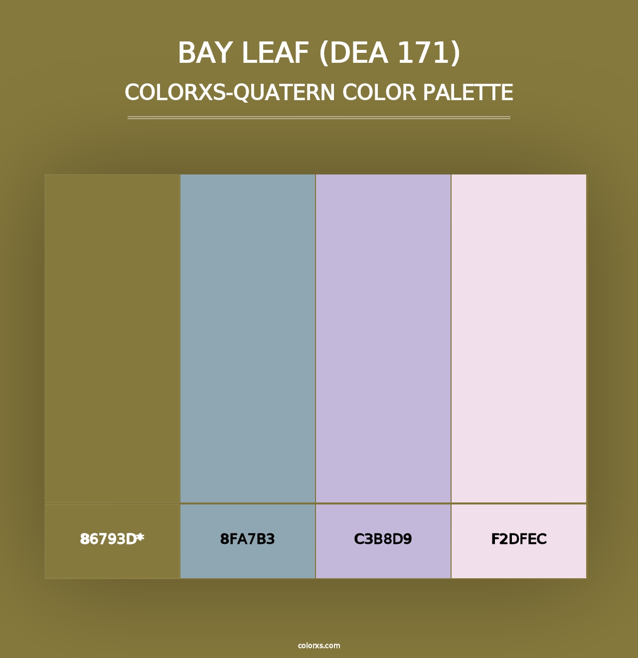 Bay Leaf (DEA 171) - Colorxs Quad Palette