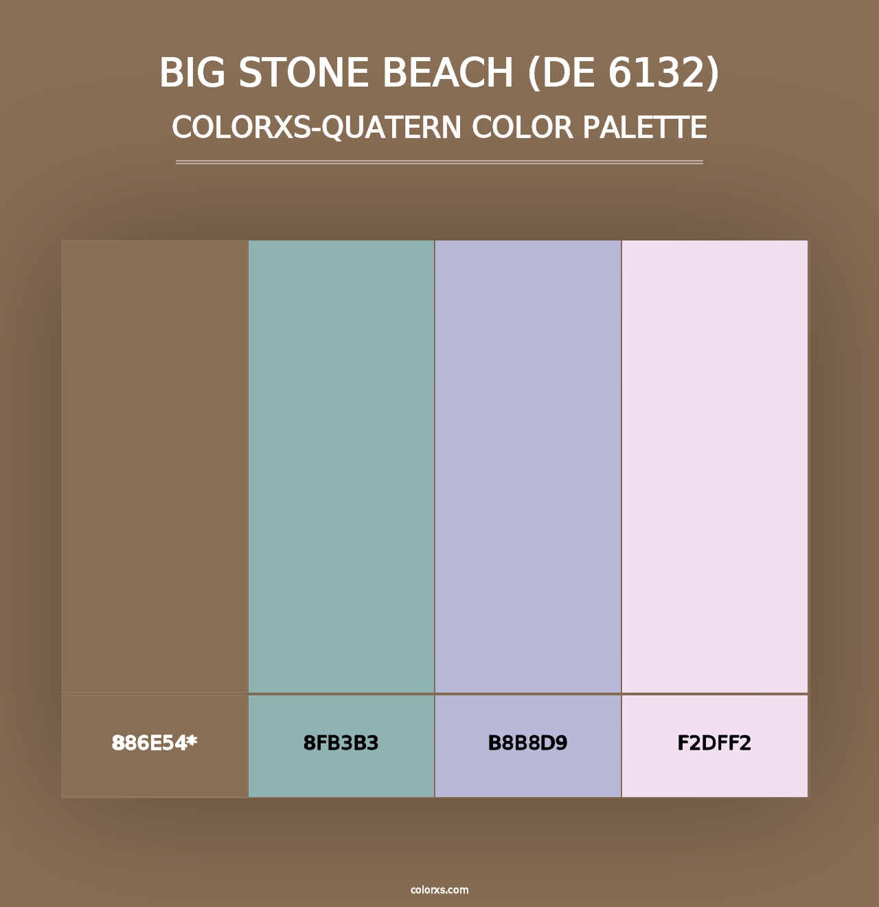 Big Stone Beach (DE 6132) - Colorxs Quad Palette