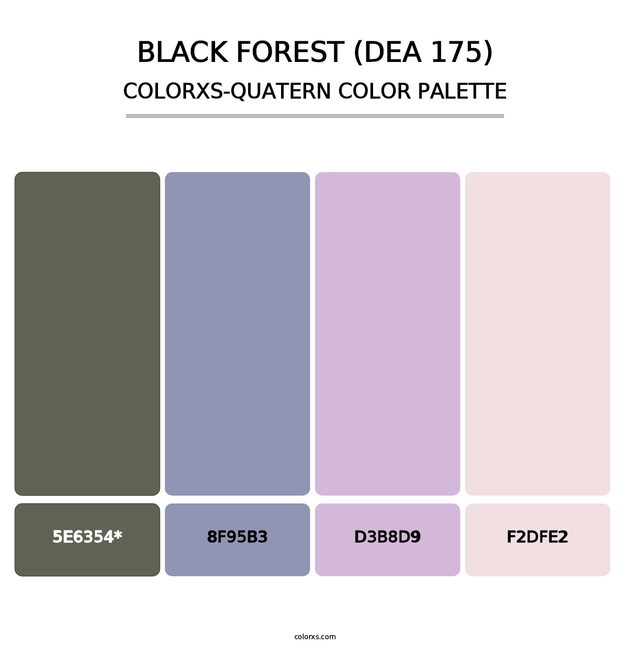 Black Forest (DEA 175) - Colorxs Quad Palette