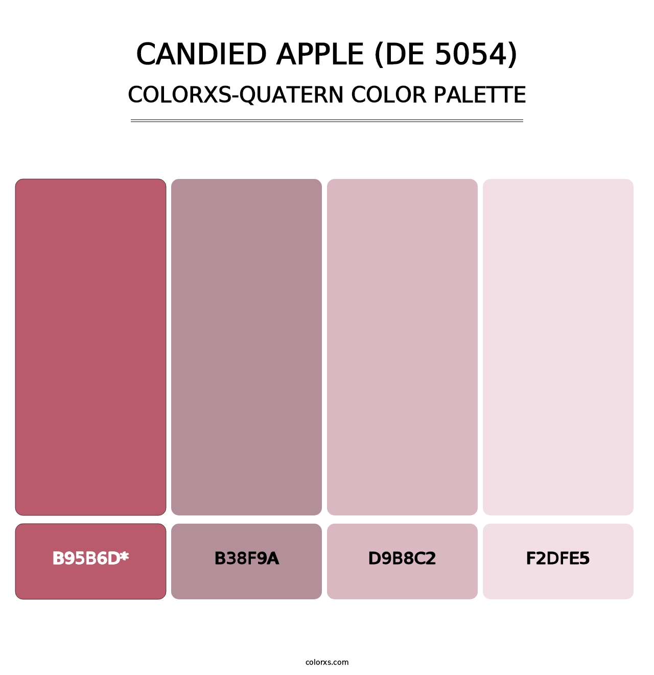 Candied Apple (DE 5054) - Colorxs Quad Palette