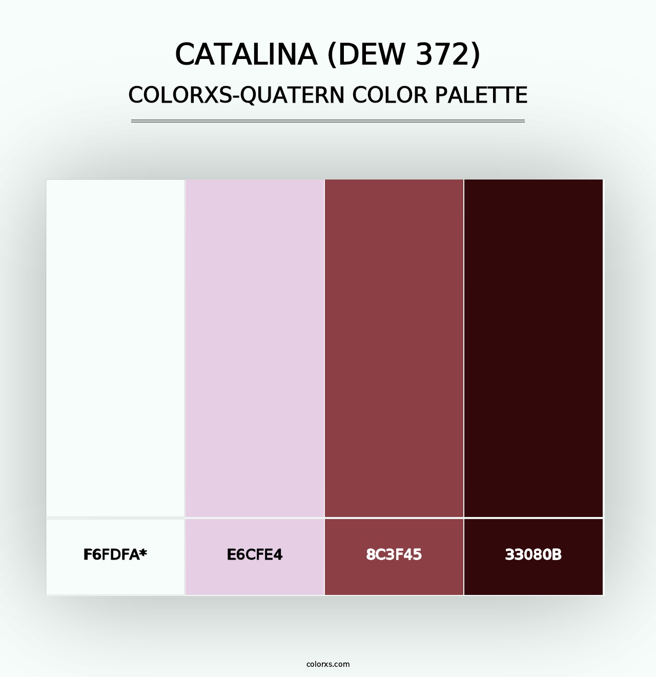 Catalina (DEW 372) - Colorxs Quad Palette