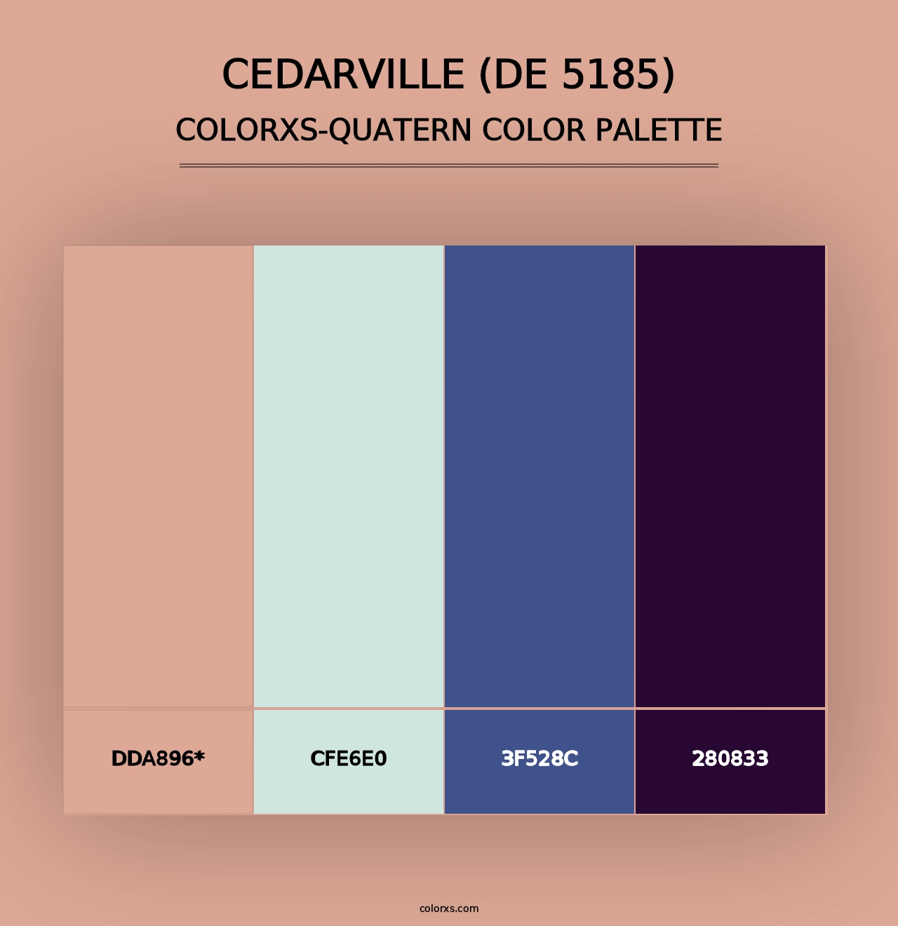 Cedarville (DE 5185) - Colorxs Quad Palette