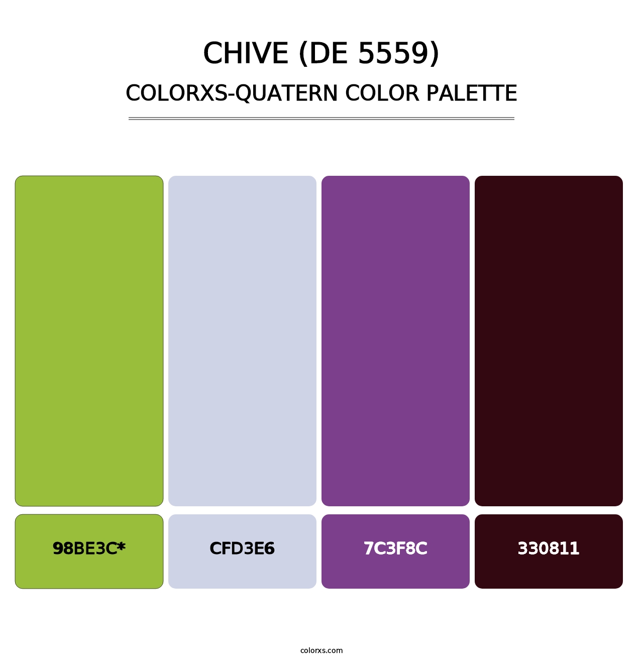 Chive (DE 5559) - Colorxs Quad Palette